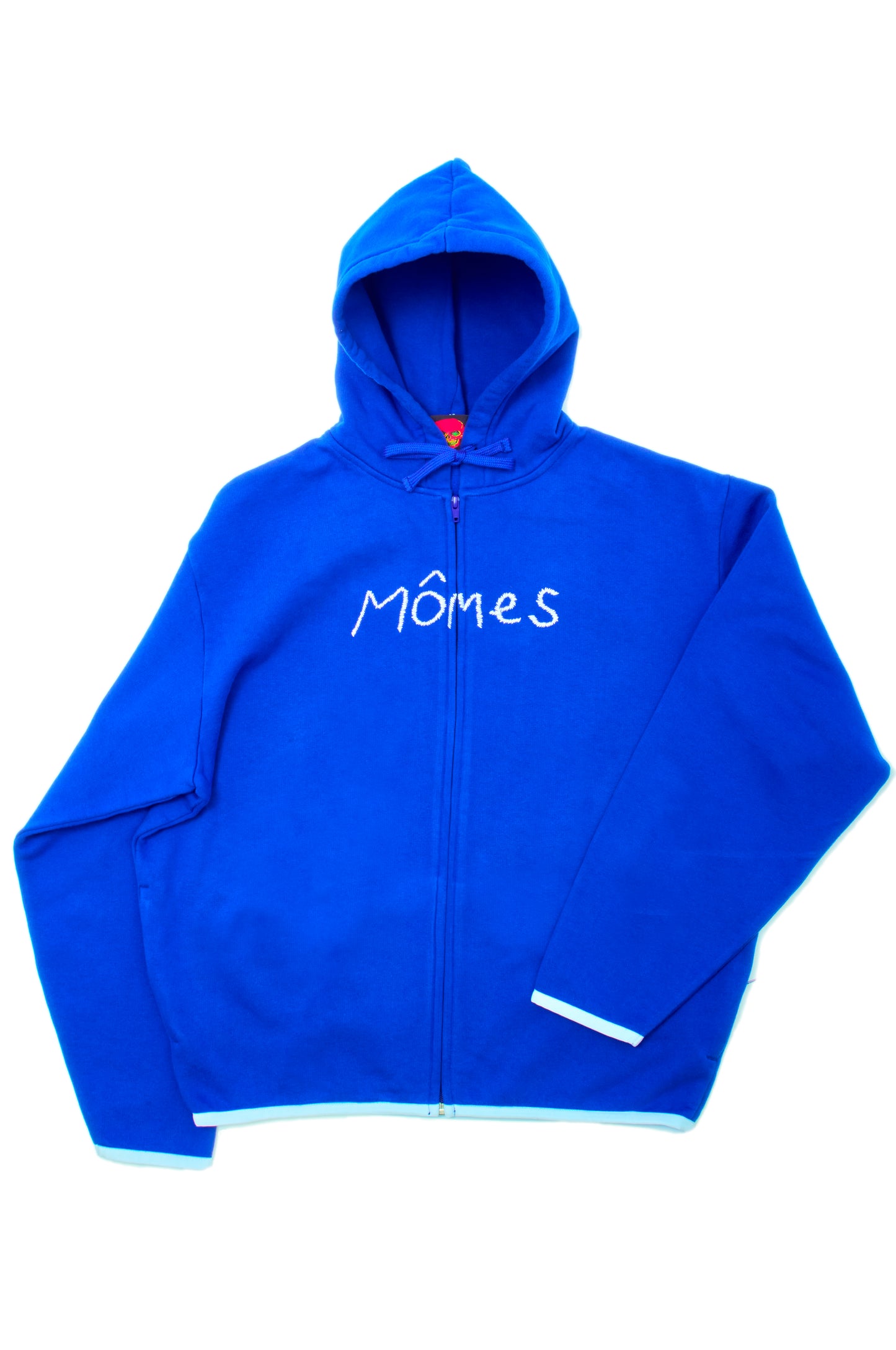 PULL ZIP MOMES BLEU
