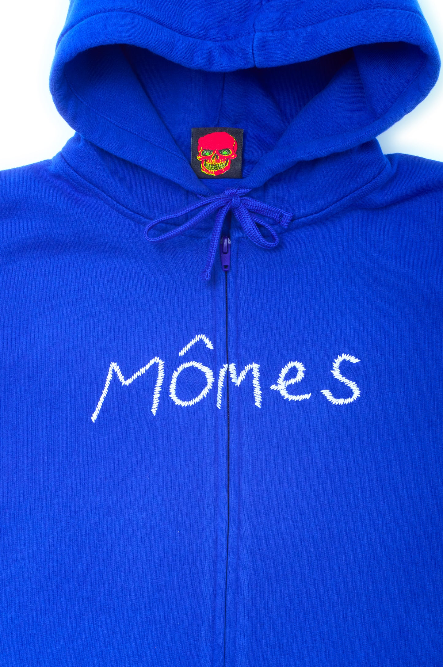 PULL ZIP MOMES BLEU